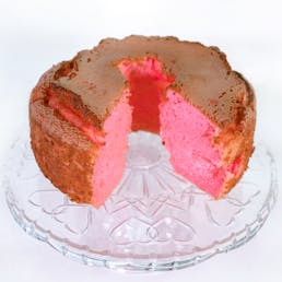 Strawberry Angel Food Cake