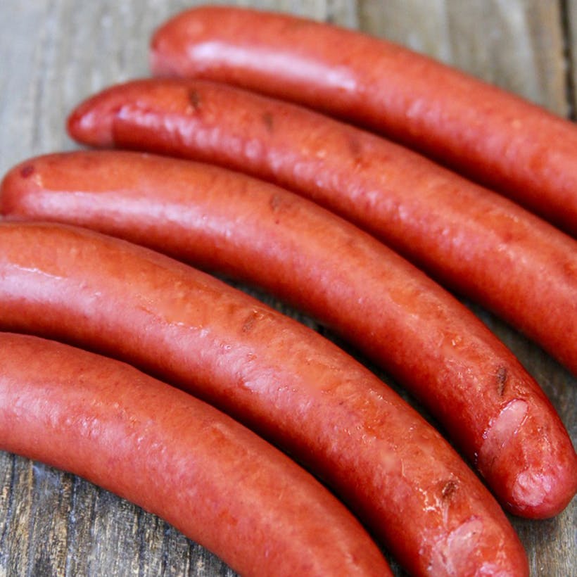 Natural Cased All Beef Hot Dogs - 24 Pack