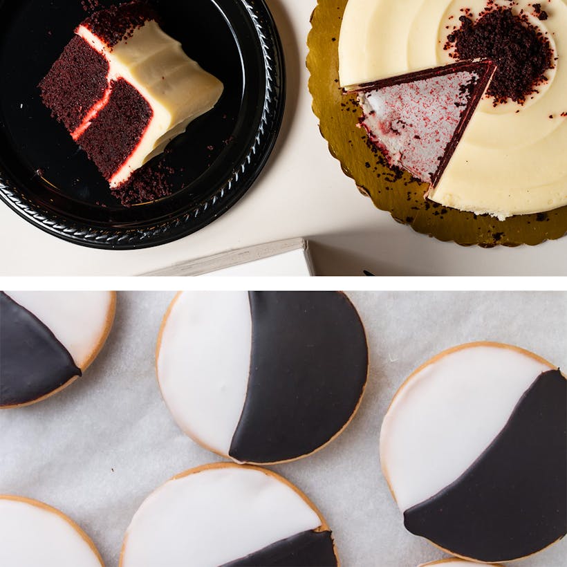 Black and White Cookies + Cake Combo Pack
