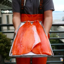 Fresh Wild Pacific King Salmon Fillet by the pound