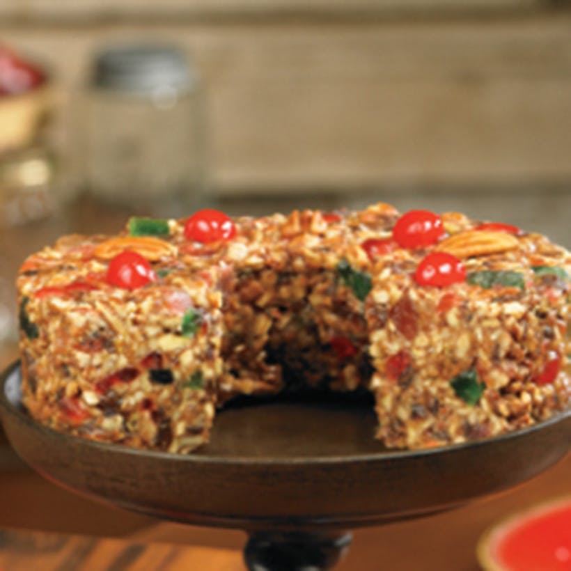 Original Texas Pecan Fruit Cake - 3 lbs