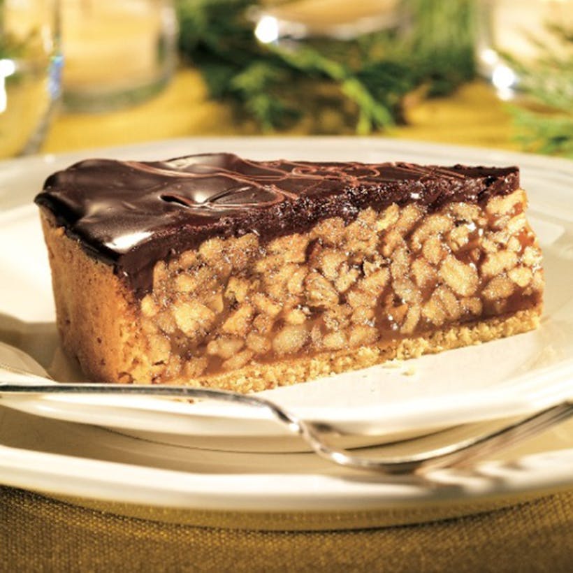 Chocolate Covered Praline Pecan Pie