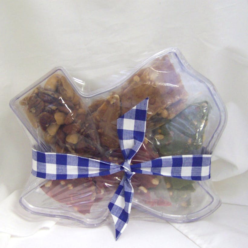 Texas Shaped Assorted Nuts N Brittles