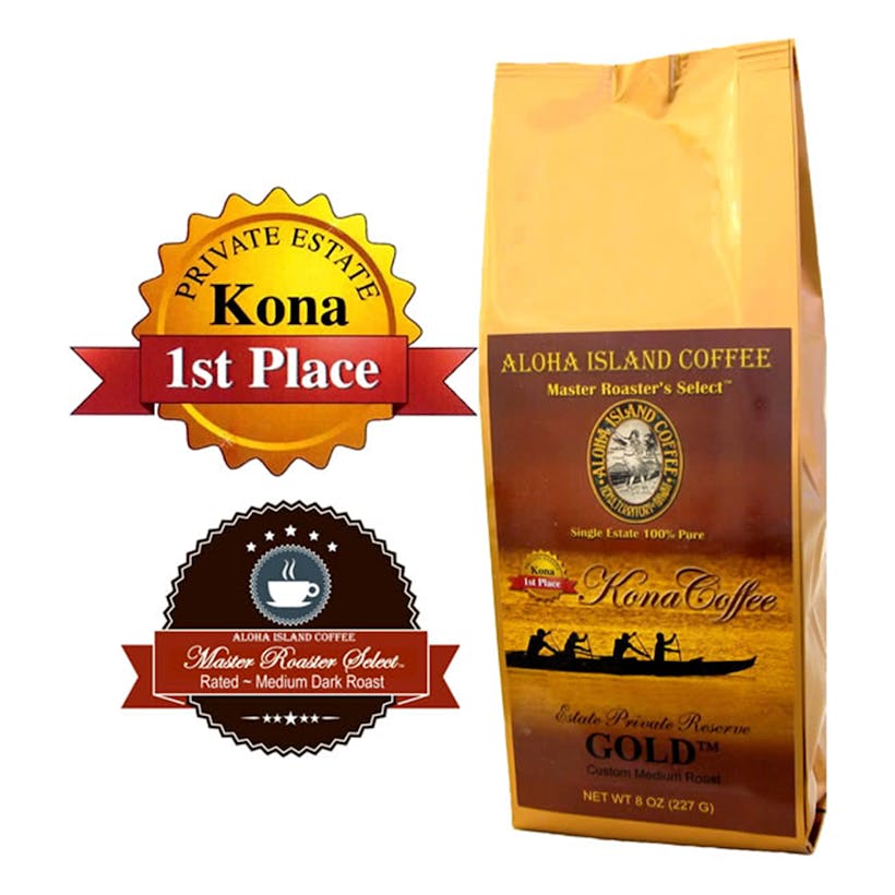 Gold 100% Pure Kona Coffee