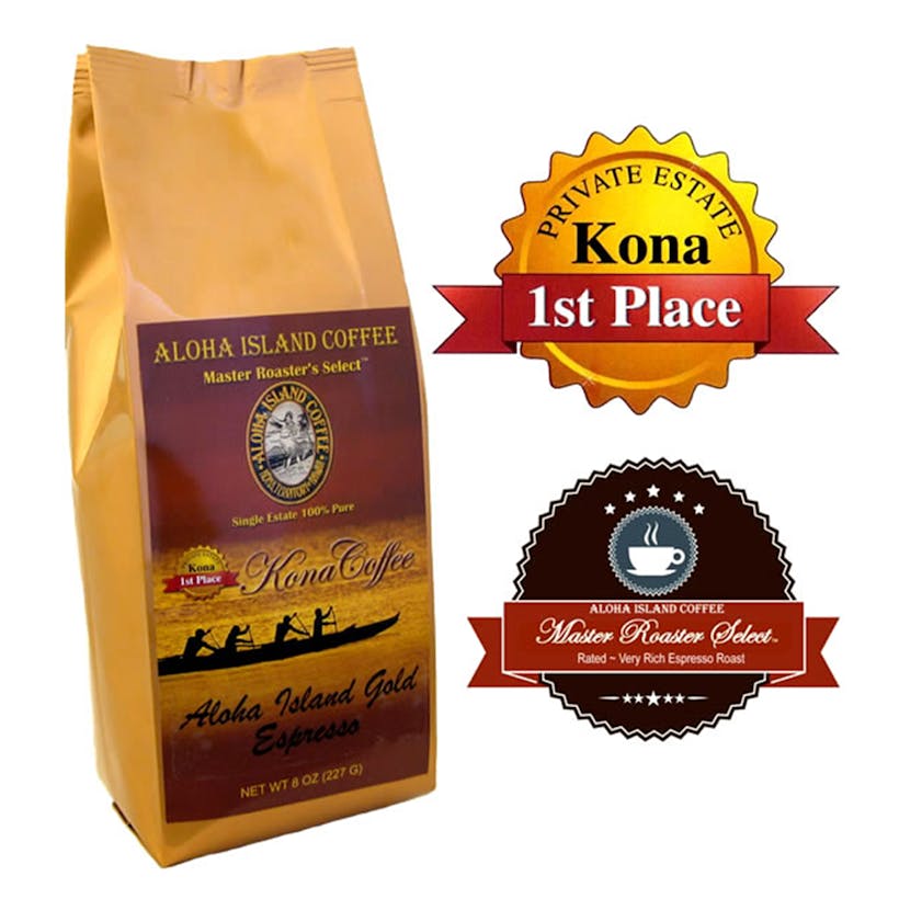 Espresso 100% Pure Kona Coffee