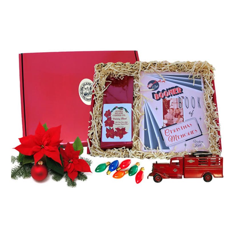 Christmas Coffee and Book Gift Set for Parents