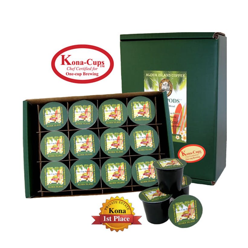 Estate Blend Coffee Kona Cups - 12 Pack