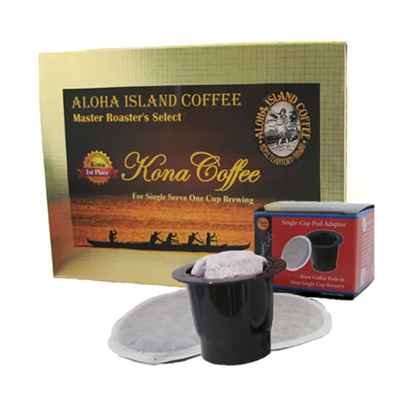 Dark Roast Kona Coffee K-Cup Adaptor