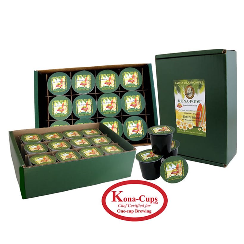 Estate Blend Coffee Kona Cups - 24 ct. Box