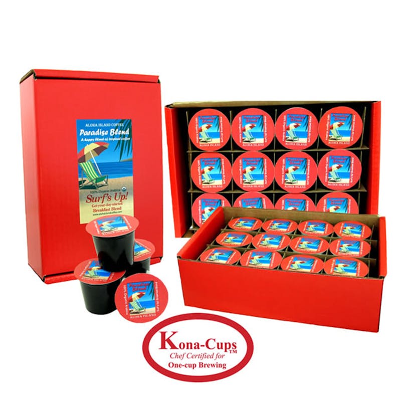 Surf's Up! Breakfast Blend Coffee Kona Cups - 24 ct. Box