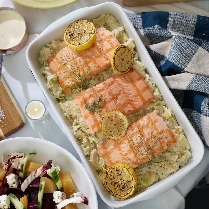 Roasted Atlantic Salmon à la carte