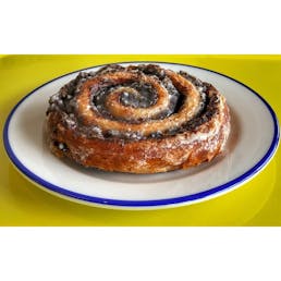 Chocolate Babka Pinwheels with Vanilla Glaze