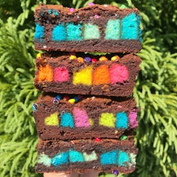 Rainbow Cookie Brownies - 12 Pack