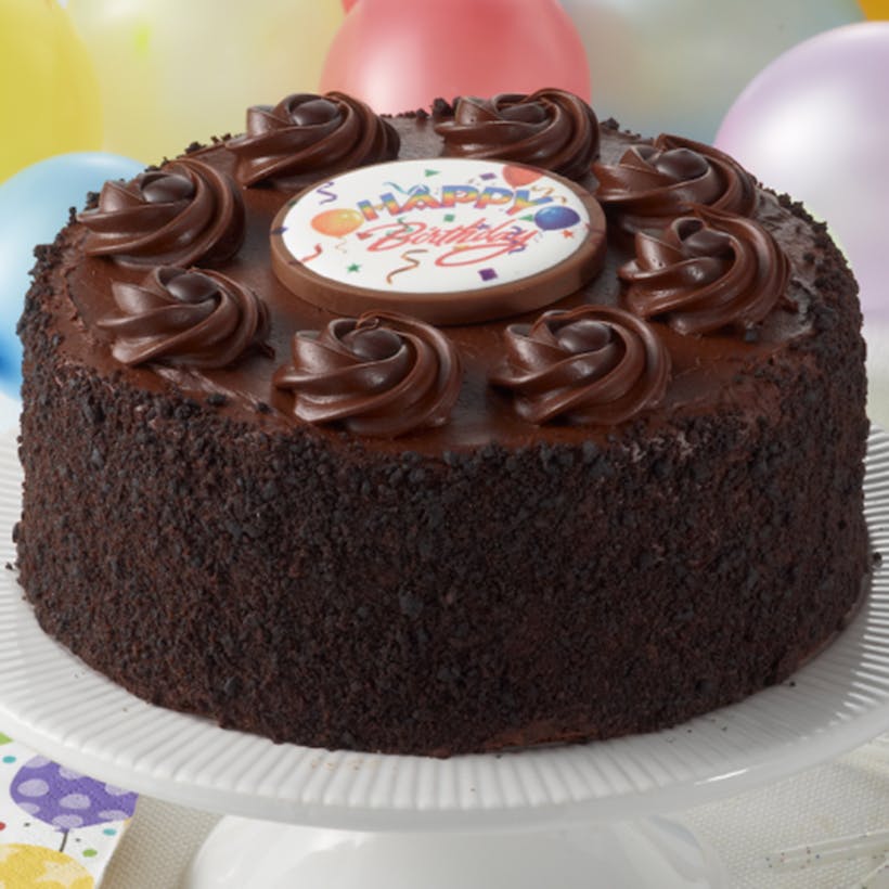 Happy Birthday Chocolate Fudge Layer Cake