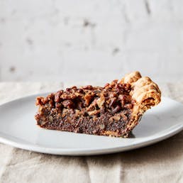Black Bottom Pecan Pie