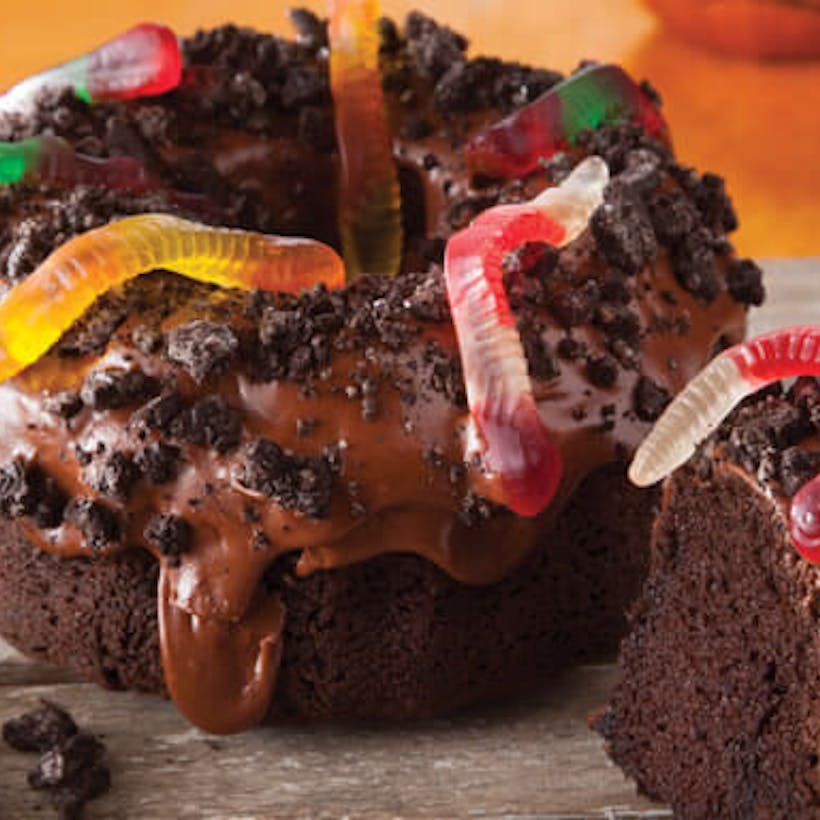 Chocolate Creepy Crawly Crown Cake (Kosher)