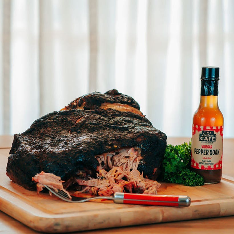 Whole Pork Butt and Vinegar Pepper Soak
