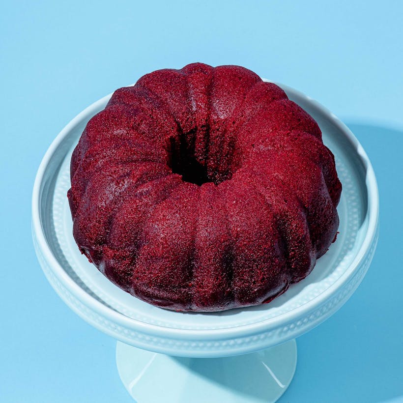 Wicked Jack's Red Velvet Rum Cake