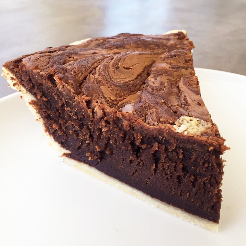 Chocolate Peanut Butter Chess Pie