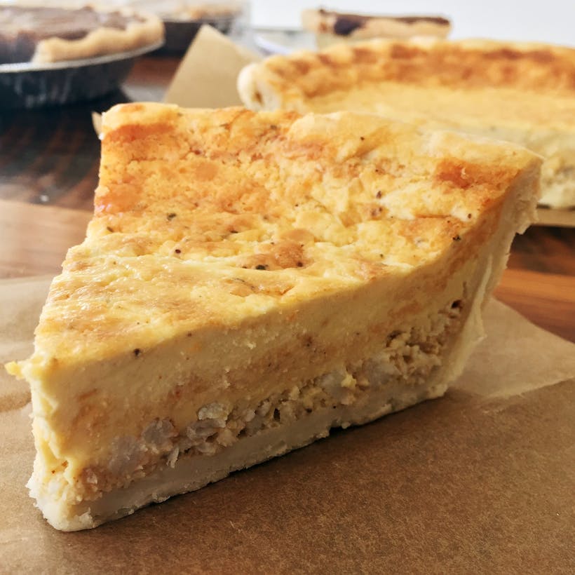 Chesapeake Crab and Cheddar Quiche by Dangerously Delicious Pies