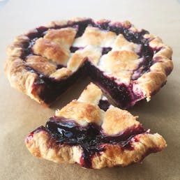 Maine Wild Blueberry Pie