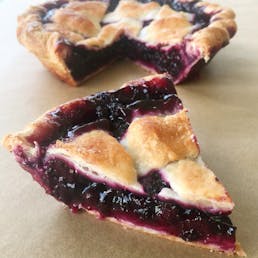 Maine Wild Blueberry Pie