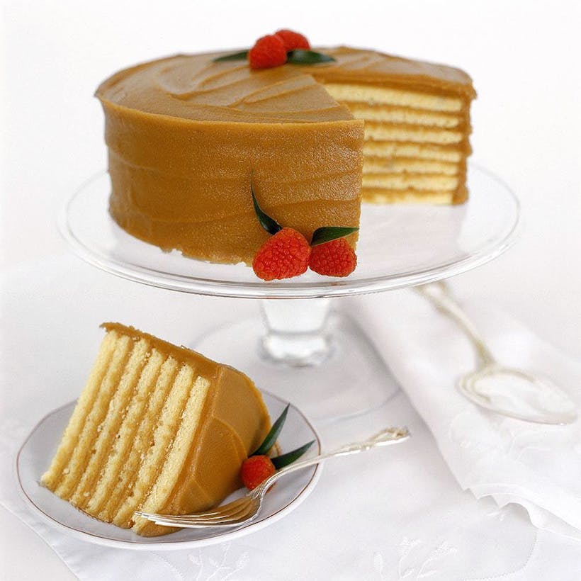 Gluten Free 7 Layer Caramel Cake by Caroline's Cakes Goldbelly
