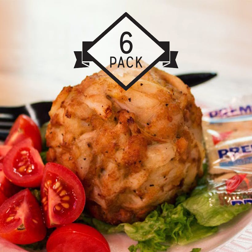 Jumbo Lump Crab Cakes - 6 Pack