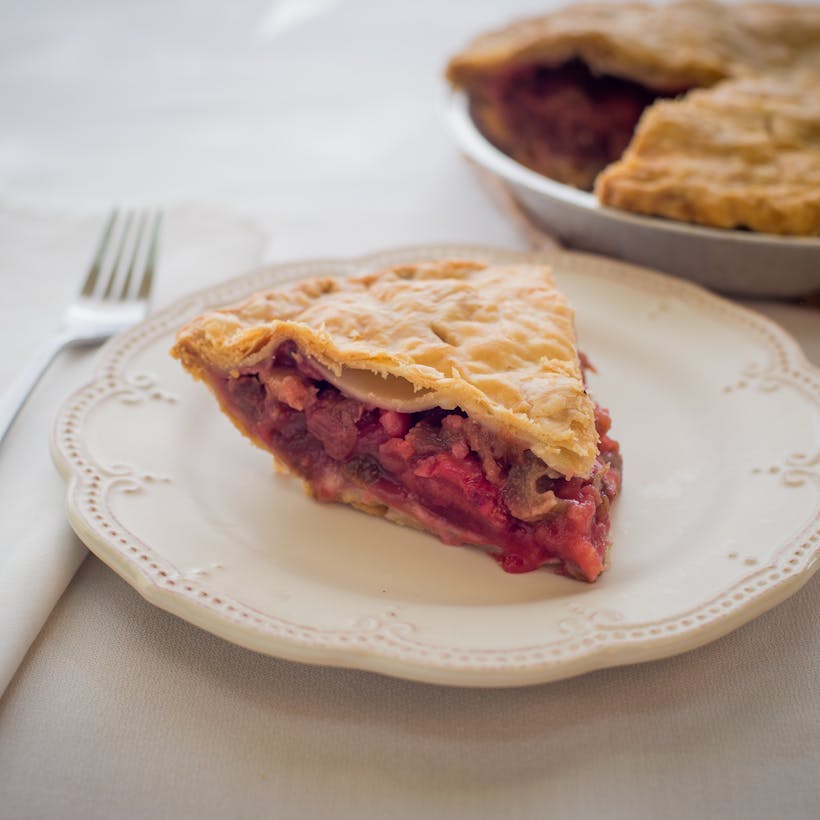Fire House Strawberry Rhubarb Pie
