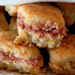 Cocktail Ham Biscuits