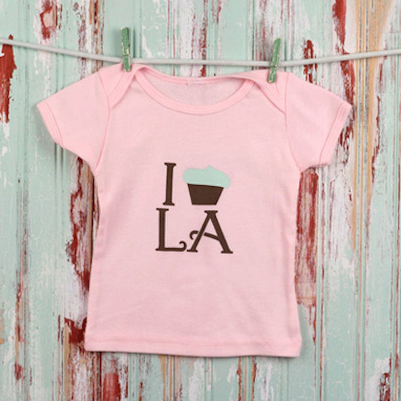 I Cupcake LA Infant Tee