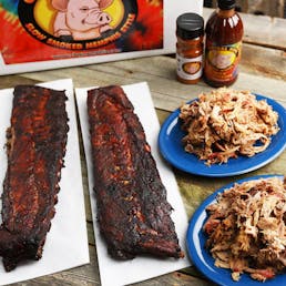 Ribs & Pulled Pork Dinner for 8