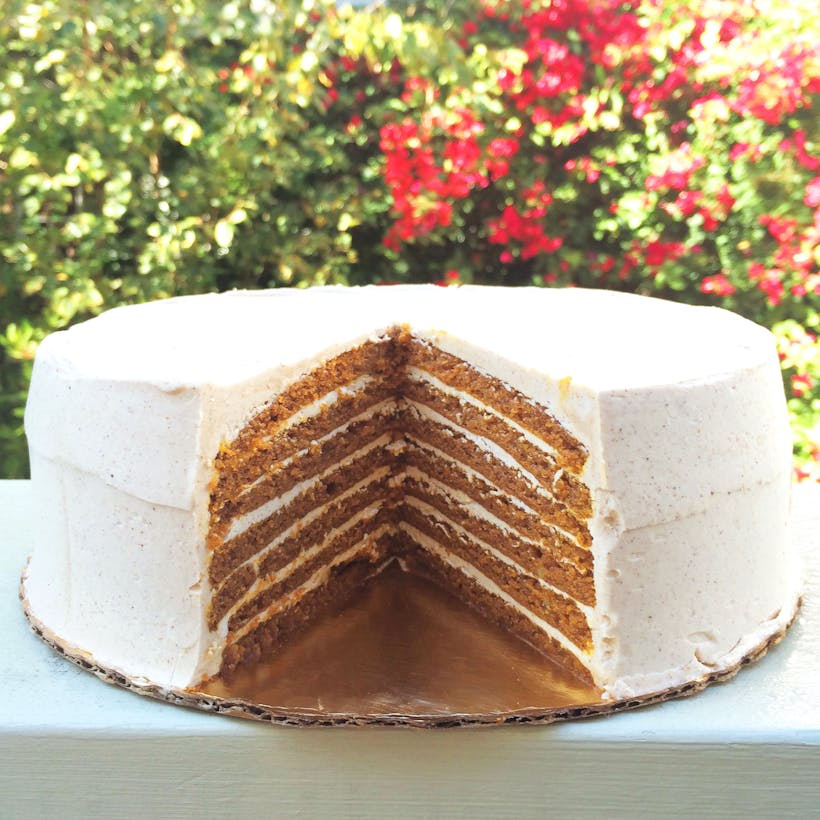 7 Layer Pumpkin Cake by Caroline�s Cakes Goldbelly