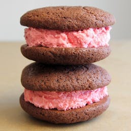 Dark Strawberry Whoopies Dozen