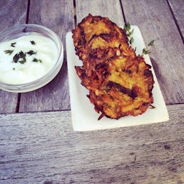 Large Artichoke Latkes